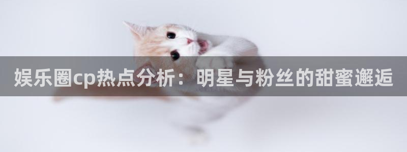 天辰娱乐注册链接：娱乐圈cp热点分析：明星与粉丝的甜蜜邂逅