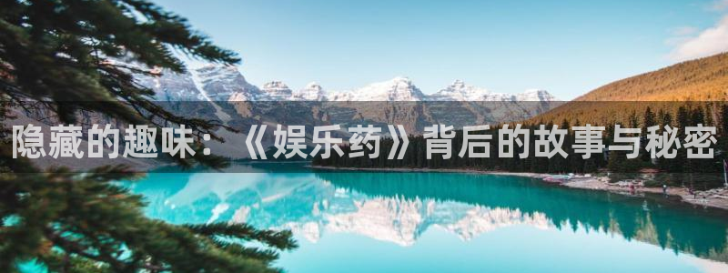 天辰娱乐app新版上线体验.游戏更新入口.中国：隐藏的趣味：《娱乐药》背后的故事