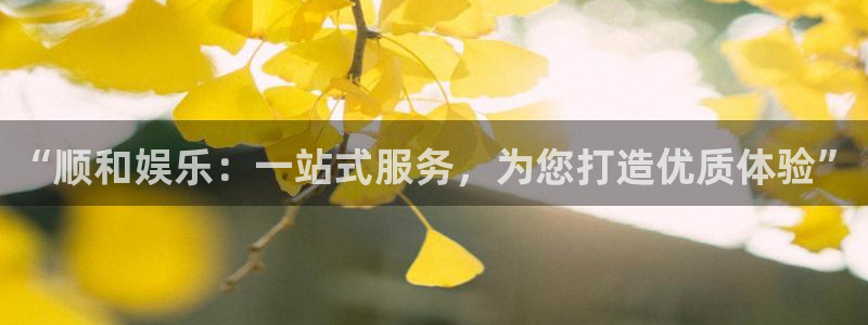 天辰娱乐账号注册：“顺和娱乐：一站式服务，为您打造优质体验”