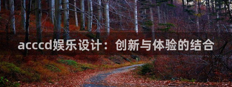 天辰娱乐游戏官网入口：acccd娱乐设计：创新与体验的结合